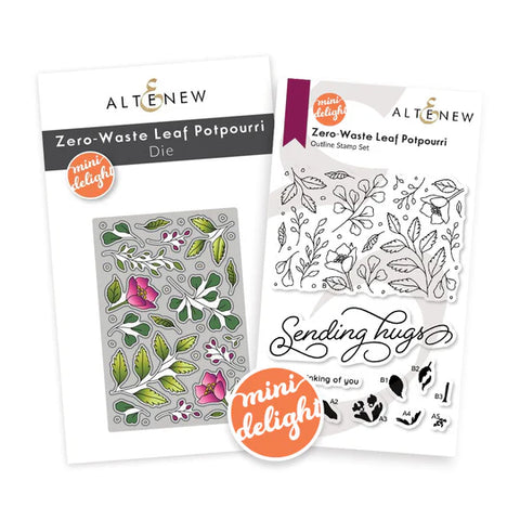 Mini Delight: Zero-Waste Leaf Potpourri Stamp & Die Set