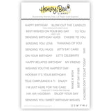 Mini Messages: Birthday 4x5 Stamp Set