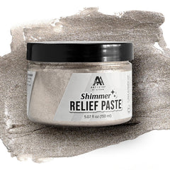 Shimmer Relief Paste  Burnished Platinum