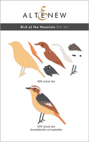 Ensemble de matrices Oiseau de la montagne