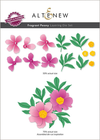 Craft-A-Flower: Fragrant Peony Layering Die Set