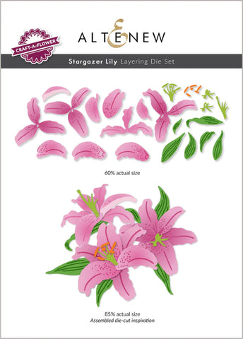 Craft-A-Flower : Ensemble de matrices de superposition Stargazer Lily