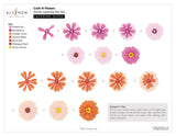 Craft-A-Flower : Ensemble de matrices de superposition Zinnia