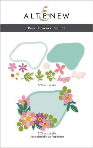 Ensemble de matrices de fleurs d'étang