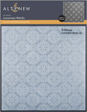 Dossier de gaufrage 3D de motifs luxueux