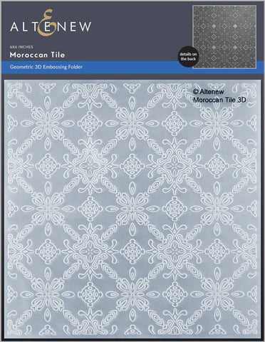 Moroccan Tile 3D Embossing Folder