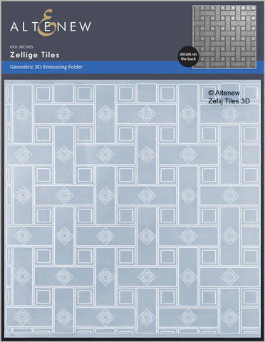 Dossier de gaufrage 3D Zellige Tiles