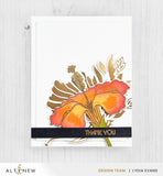 Fanning Foliage Hot Foil Plate