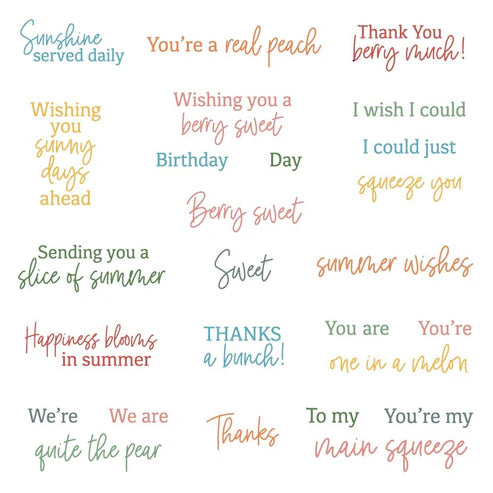 Berry Sweet Summer 6x6 Stamp Set