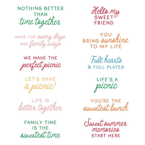 Sweetest Bunch 4x6 Stamp Set