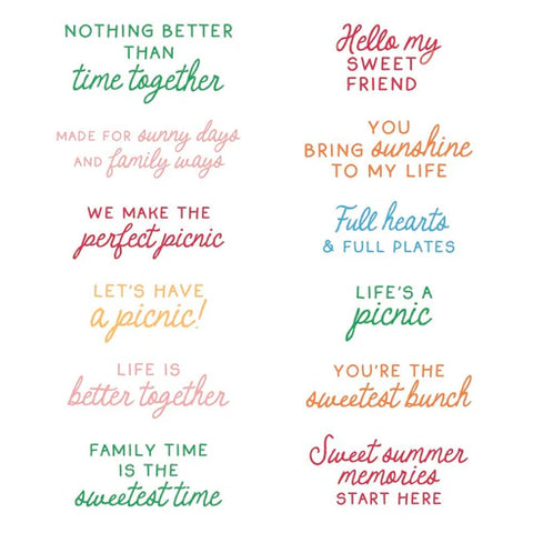 Sweetest Bunch 4x6 Stamp Set