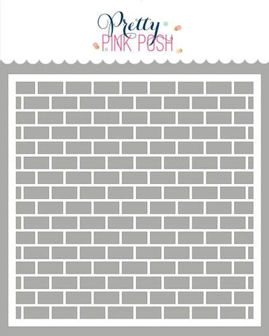 Brick Background Stencil