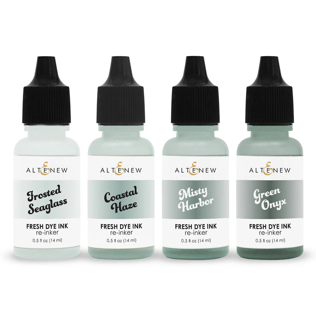 Coastal Mist Fresh Dye Ink Reinker Bundle