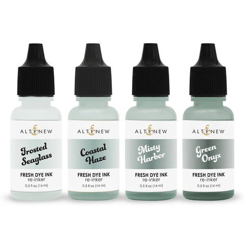Coastal Mist Fresh Dye Ink Reinker Bundle