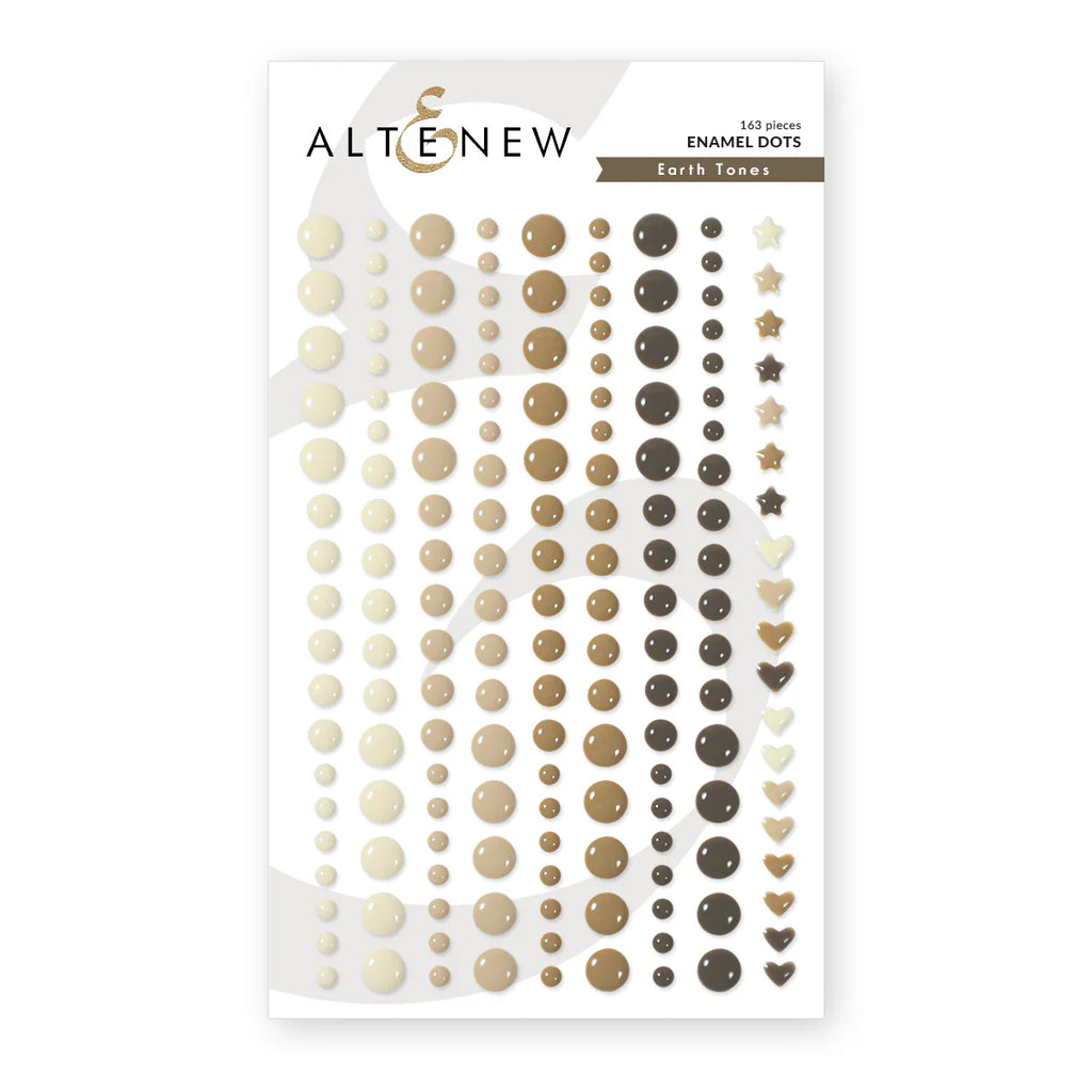 Earth Tones Enamel Dots