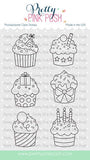 Set de tampons Cupcakes d'anniversaire