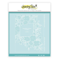 Squared Spring Florals - Set of 6 Coordinating Stencils
