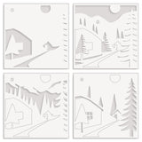 Abstract Village Builder Stencil Set (4 in 1)