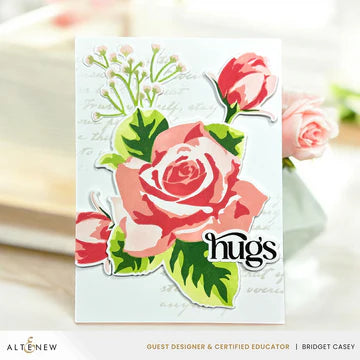 Stencil Art: Romantic Roses & Add-on Die Bundle – Bumbleberry ...