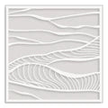 Brilliant Waves Background Stencil