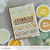Cascading Elegance Stencil