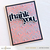 Cascading Elegance Stencil