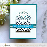 Cascading Elegance Stencil