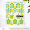 Checkerboard Tiles Background Stencil