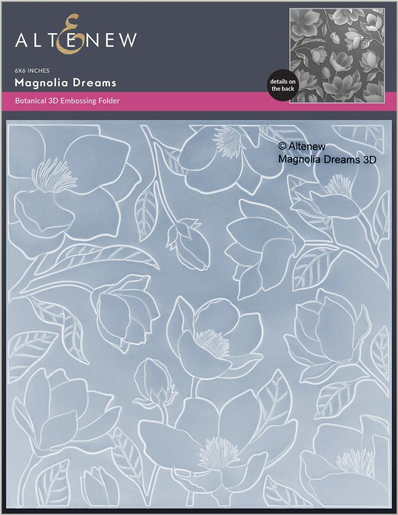 Magnolia Dreams 3D Embossing Folder