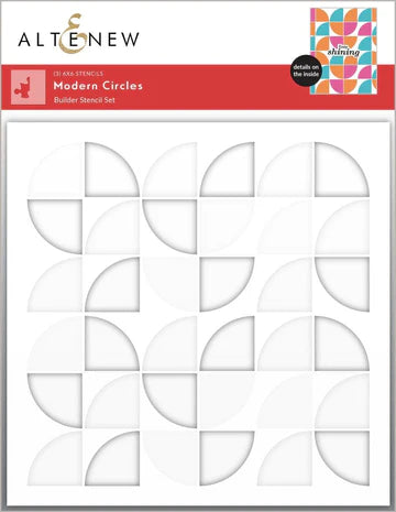 Modern Circles Builder Stencil Set (3 in 1)