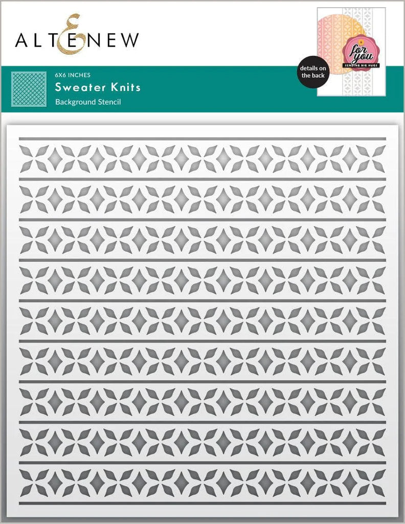 Sweater Knits Stencil
