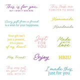 Tag You're It: Luxury 4x4 Stamp Set