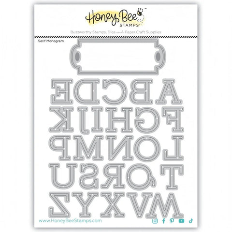 Serif Monogram Honey Cuts