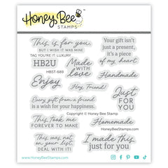 Tag You're It: Luxury 4x4 Stamp Set