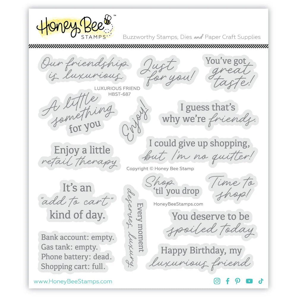 Luxurious Friend 6x6 Stamp Set