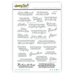 Heart Of Our Family 6x8 Stamp Set