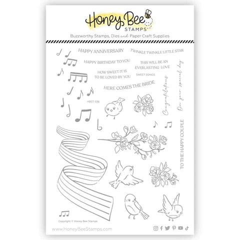 Sweet Songs 6x8 Stamp Set