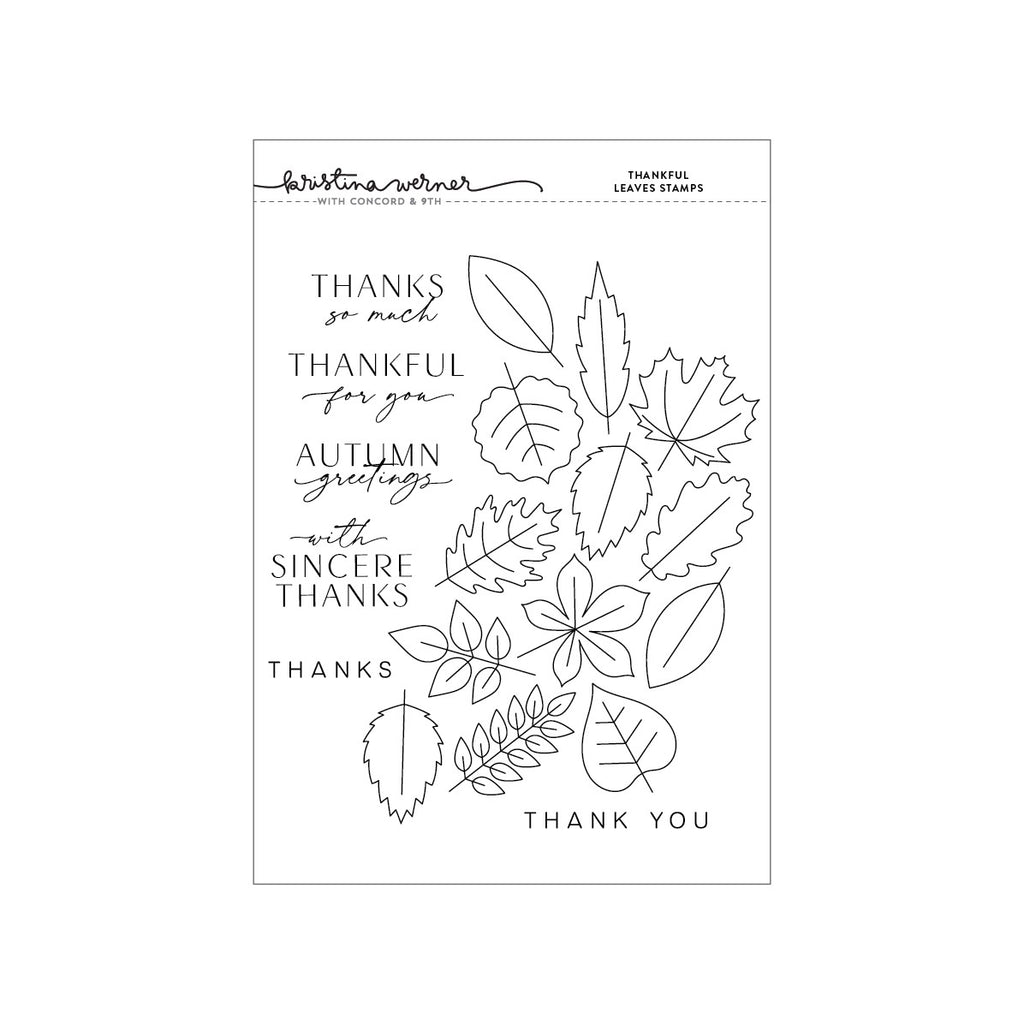 Thankful Leaves Stamp Set (6 x 8)
