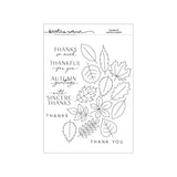 Thankful Leaves Stamp Set (6 x 8)