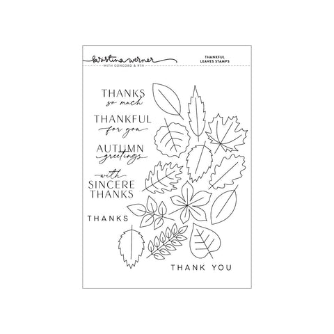 Thankful Leaves Stamp Set (6 x 8)
