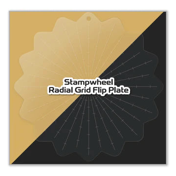 Stampwheel - Plaque rabattable à grille radiale