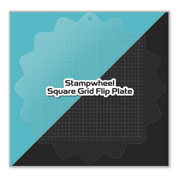 Stampwheel - Square Grid Flip Plate