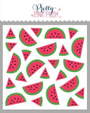 Layered Watermelon Stencil (3 Lyr)