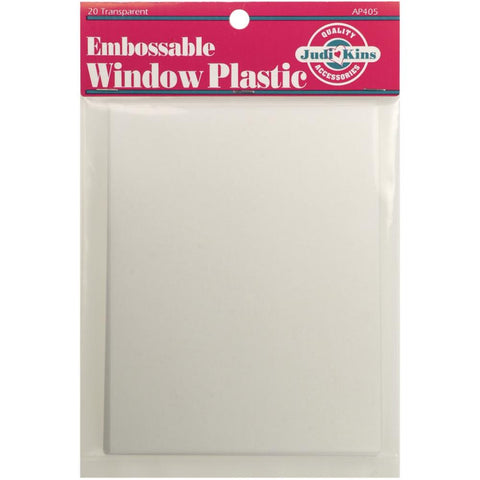 Judikins Embossable Window Plastic