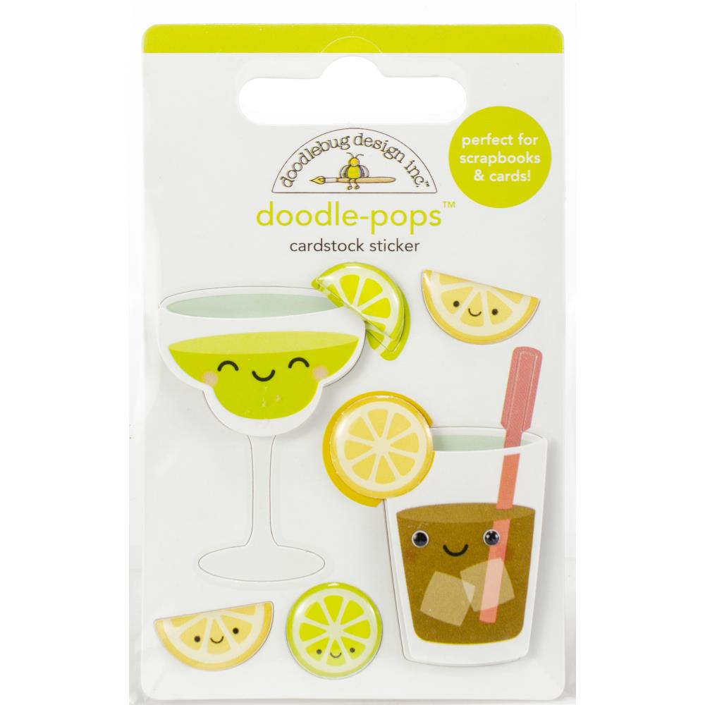 Doodle Pops 3d Sticker - Sippers