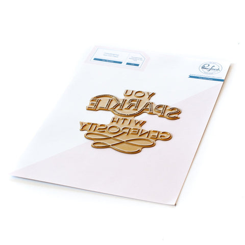 You Sparkle hot foil plate - RETIRING