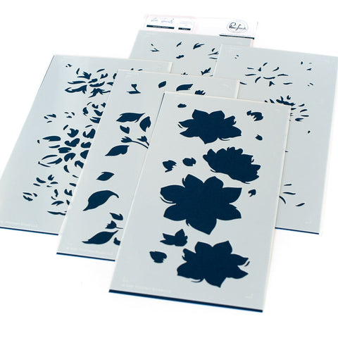 Heartfelt Thanks layering stencil set - RETIRING