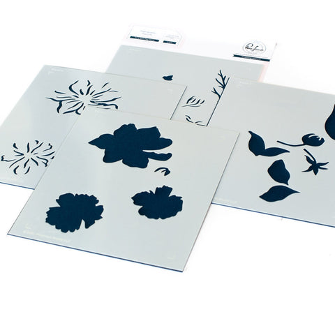 It's a New Day Floral layering stencil set - RETIRING