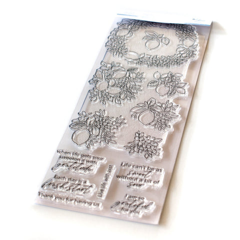 Lemons and Blueberries stamp set - RETIRING