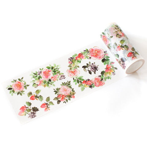 Washi tape fleurs et baies